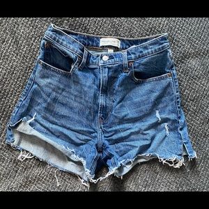 Abercrombie & fitch denim short curve love 28”